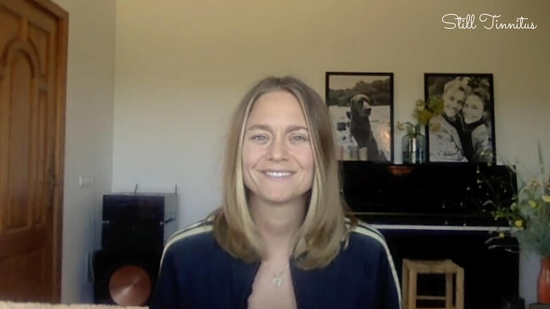 Still Tinnitus participant Nathalie explaining her successful recovery